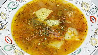 рассольник с перловкой и говядиной