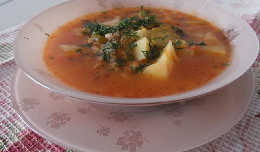 Рецепт рассольника с перловкой и солеными огурцами