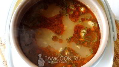 рассольник с перловкой в мультиварке