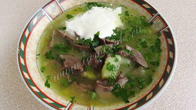 рассольник с почками