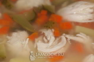 Рассольник с рисом и куриной грудкой