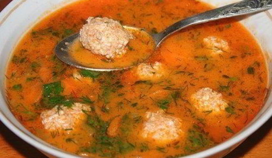 Рецепт рассольника с рисом и куриными фрикадельками