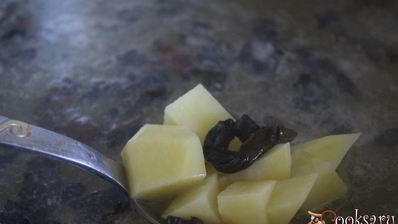 рассольник с сушеными грибами