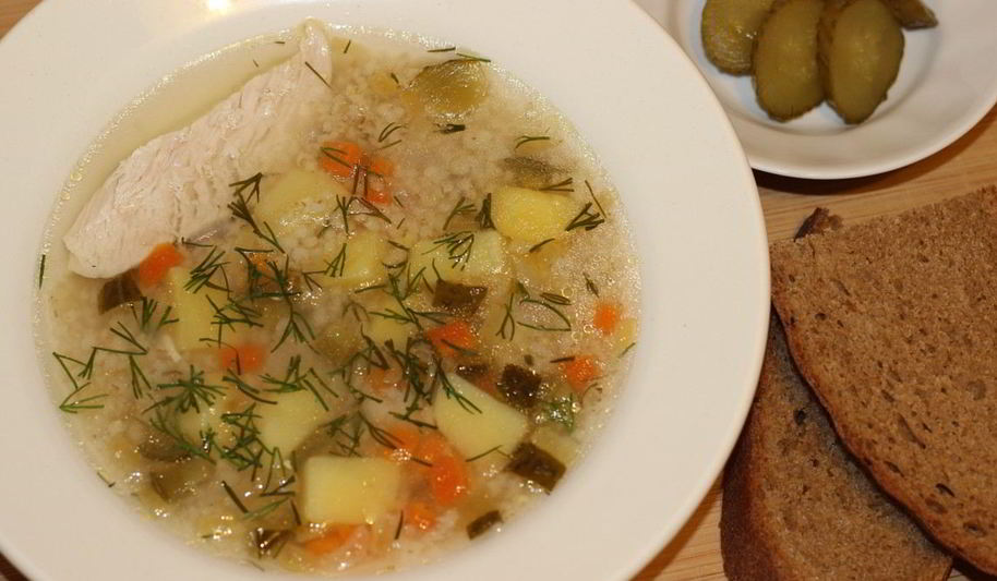 Рецепт рассольника с ячневой крупой