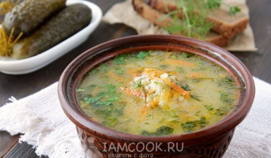 Рецепт рассольника вегетарианского