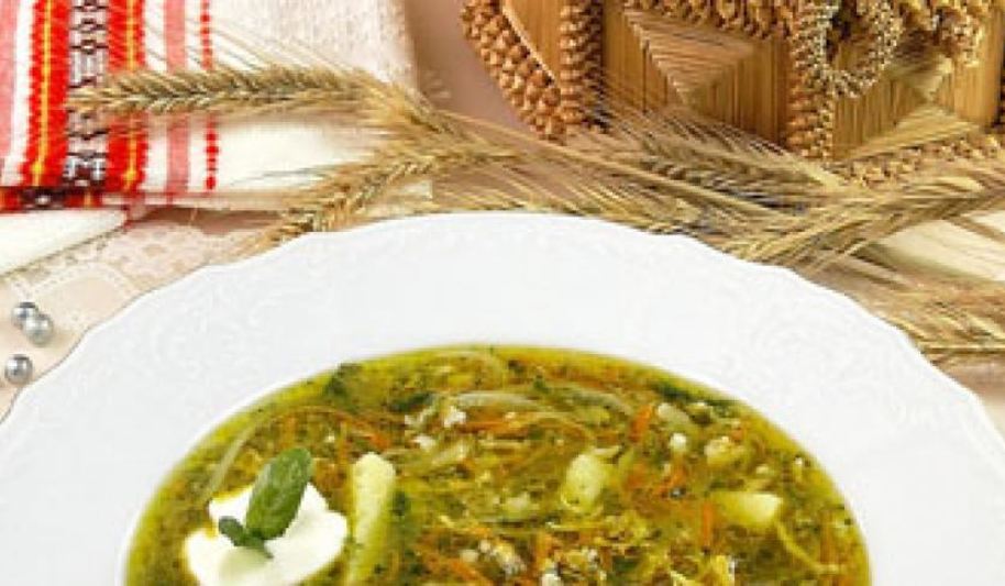 Рецепт рассольника зеленого с лимоном