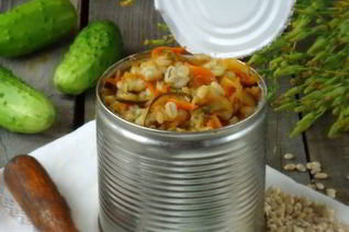 Заготовка рассольника на зиму