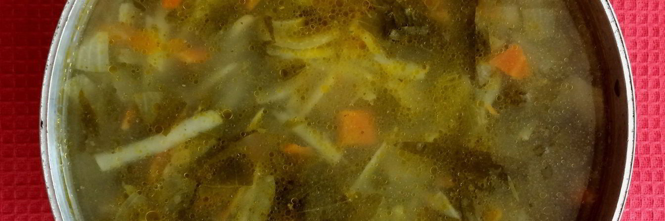 Щавелевый суп с крапивой Минестроне