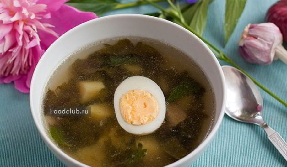 Рецепт щавелевого супа