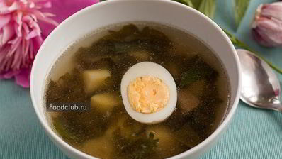 щавелевый суп