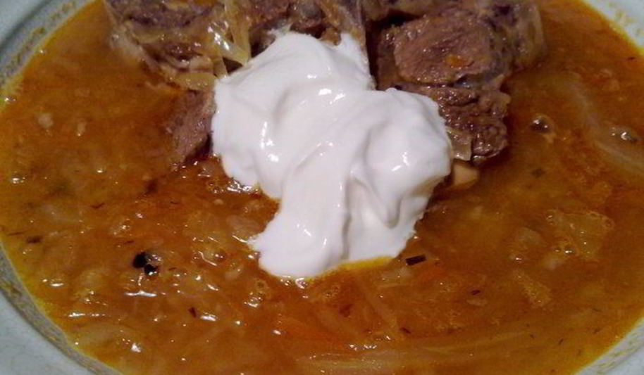 Рецепт кислых щей с бараньим седлом