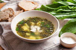 Классические щи из молодого щавеля