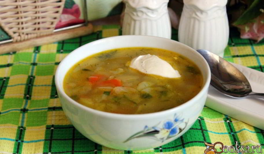 Рецепт летних щей из молодой капусты со сладким перцем