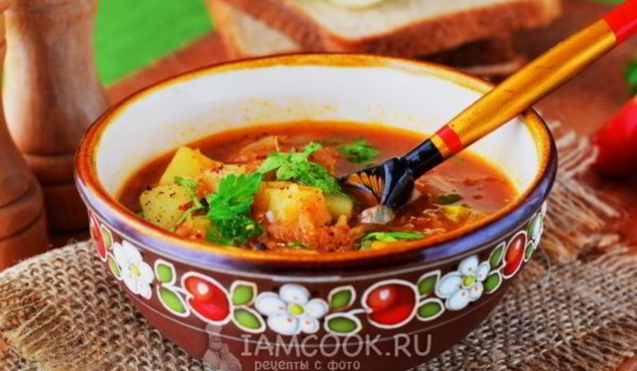 Рецепт постных щей из квашеной капусты