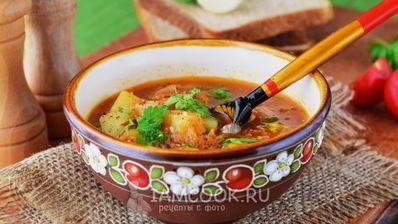 постные щи из квашеной капусты