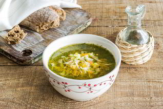 Постные щи из свежей капусты