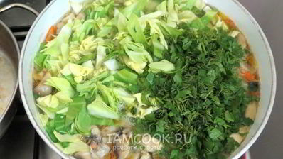 постные щи с фасолью