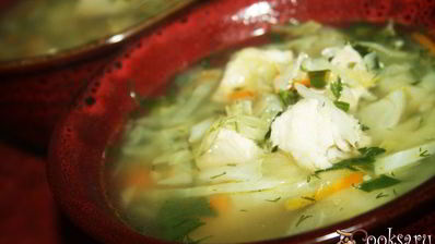 простые щи со свининой и свежей капустой