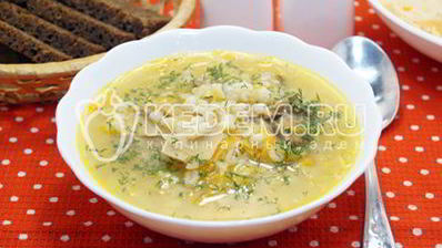 щи грибные с перловкой