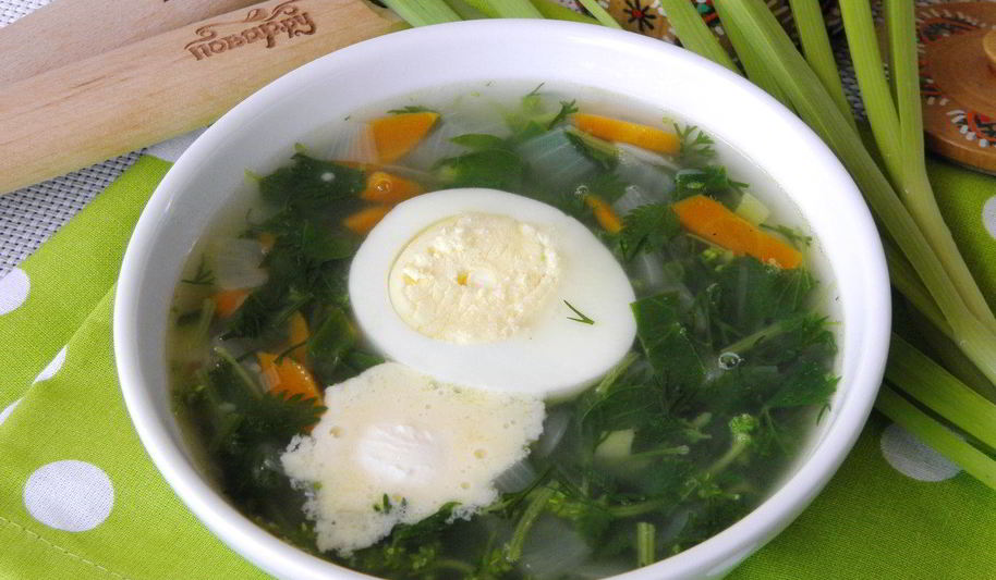 Рецепт щей из крапивы