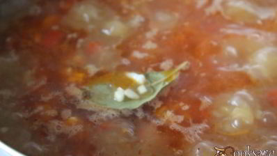 щи из квашенной капусты с болгарским перцем