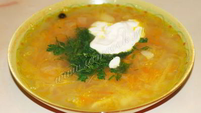 щи из квашеной капусты с индейкой