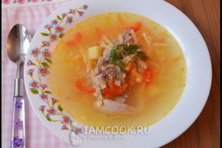 Щи из квашеной капусты с пшеном