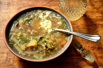 Щи из маринованной капусты