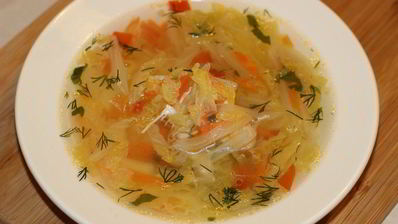 щи из пекинской капустой