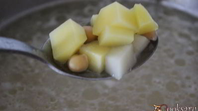 щи из свежей капусты с нутом