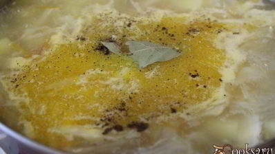 щи из свежей капусты с пшеничной крупой