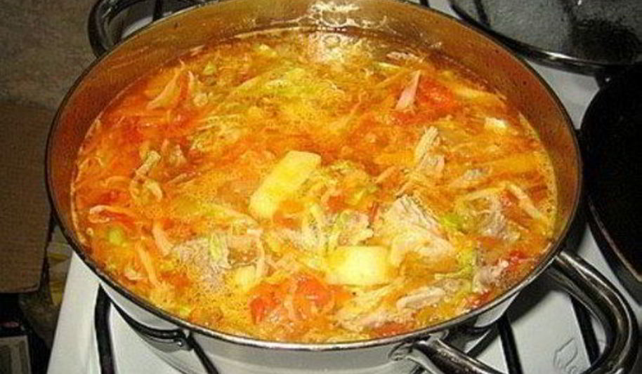 Рецепт щей на курином бульоне с капустой
