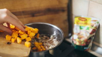 щи постные с тыквой