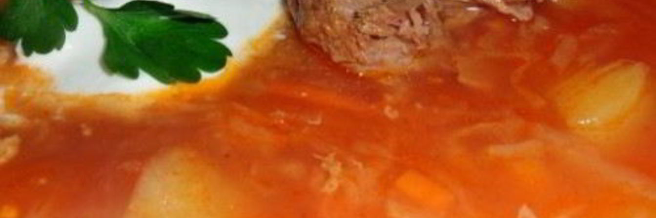 Щи Русские с гречкой и говядиной