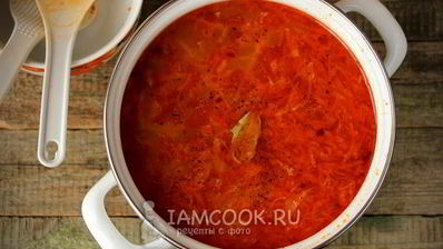 щи с фасолью и желудками индейки