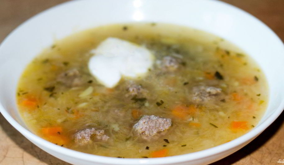 Рецепт щей с фрикадельками