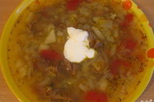 Щи с говядиной