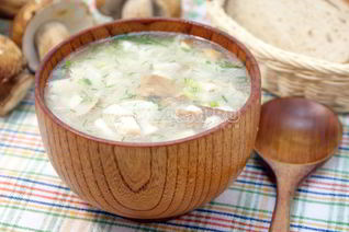 Щи с грибами