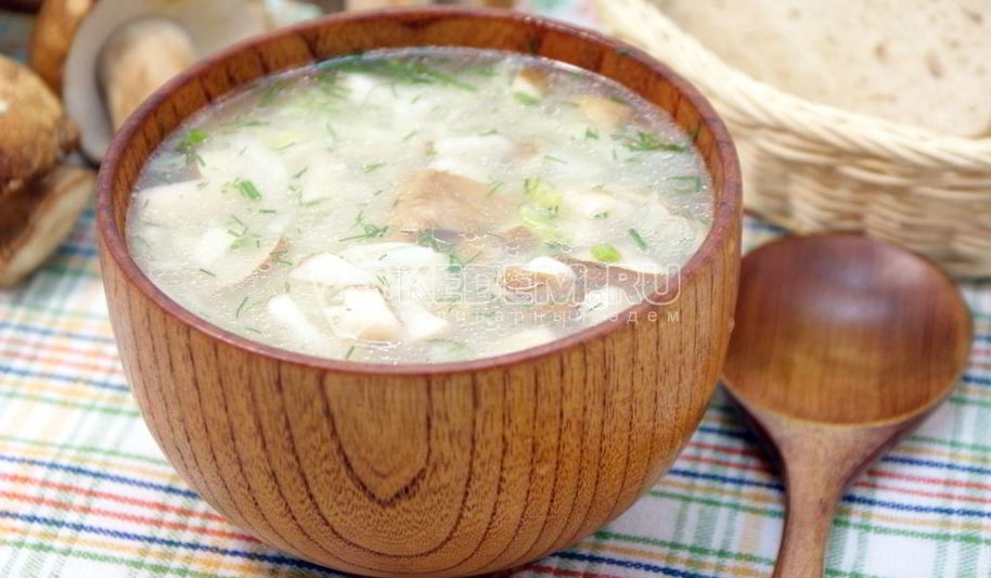 Рецепт щей с грибами