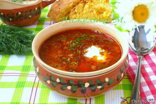 Щи с килькой