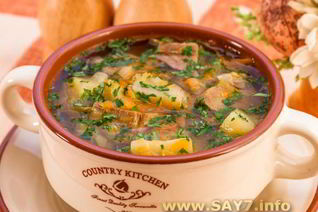 Щи с кислой капустой