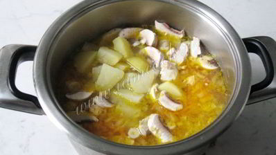 щи с квашеной капустой и грибами