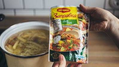 щи с опятами