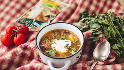 щи с опятами