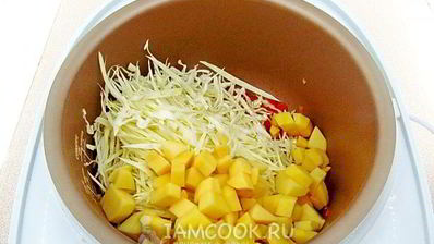 щи с рыбными консервами в мультиварке