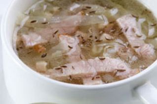 Щи с тмином и сыром