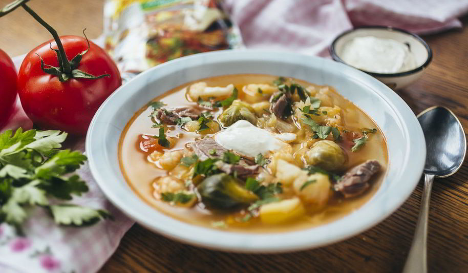 Рецепт щей с тремя видами капусты