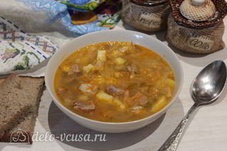 Щи со свининой