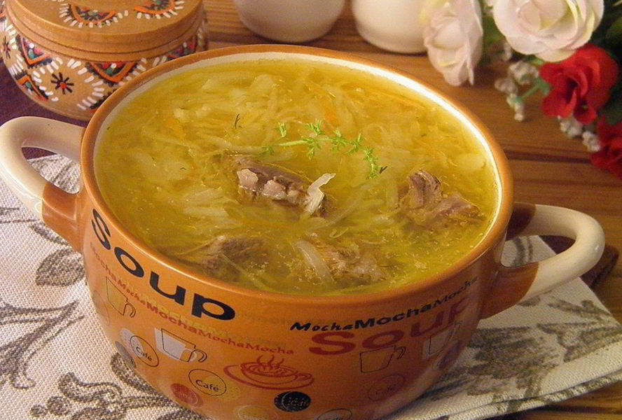 Щи суточные из квашеной капусты