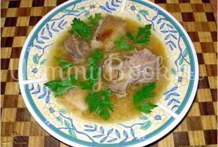 Щи томленые кислые со свининой